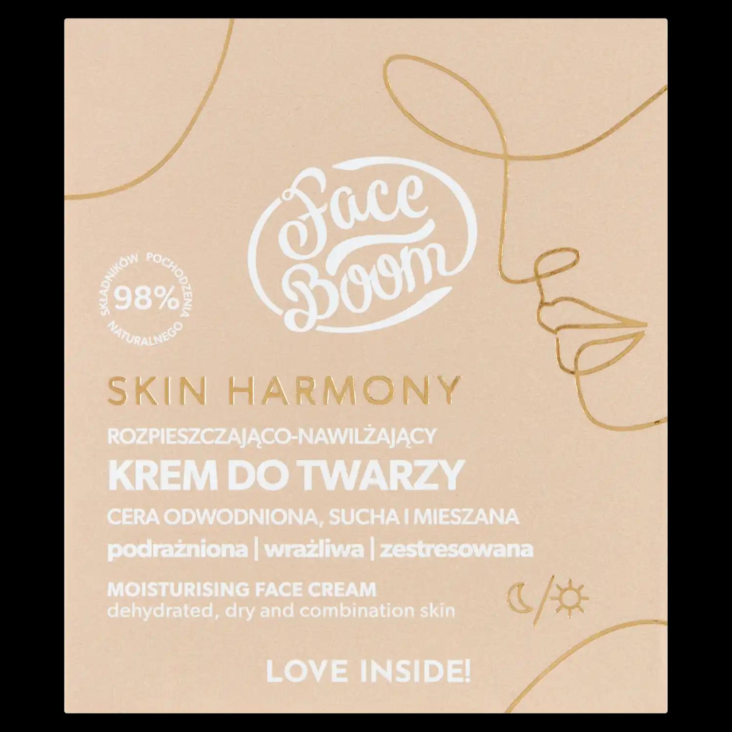 Faceboom Skin Harmony nawilżający krem do twarzy, 50 ml