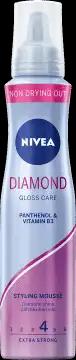 Nivea NIVEA Diamond Gloss do włosów Extra Strong, poziom utrwalenia 4 150 ml