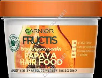 Garnier GARNIER FRUCTIS HAIR FOOD Papaya do włosów zniszczonych 390 ml