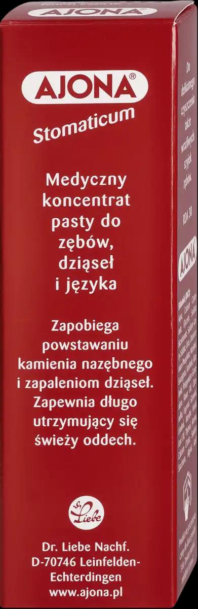 AJONA Medyczny koncentrat pasty do zębów dziąseł i języka, 25 ml