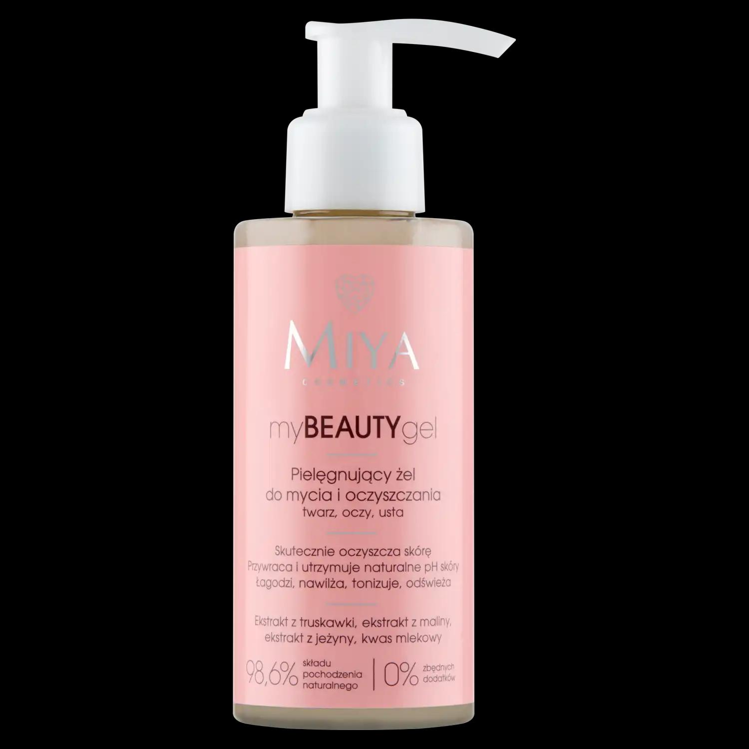 MIYA COSMETICS Miya Cosmetics myBEAUTYgel pielęgnujący żel do mycia i oczyszczania twarzy, 140 ml