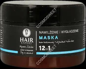 HAIR EXPERT Nawilżenie i wygładzenie do włosów 12w1 kwas hialuronowy + d-pantenol 230 ml