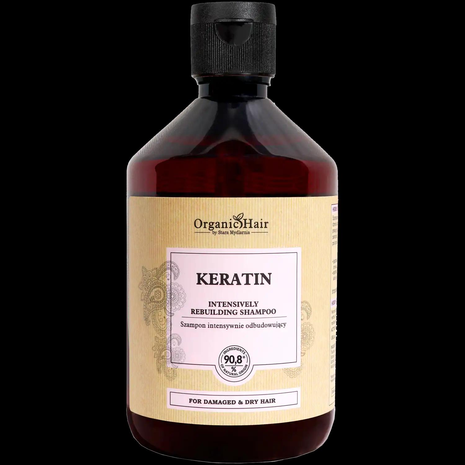 Stara Mydlarnia Organic Hair By Keratin odbudowujący do włosów, 500 ml