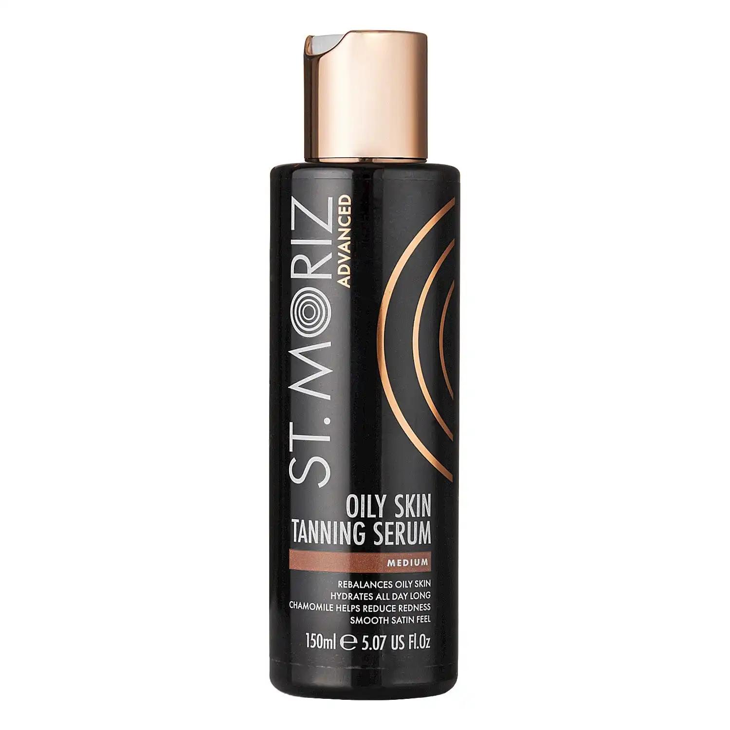 ST.Moriz Advanced Pro samoopalające, kojąco-uspokające serum do skóry tłustej i z trądzikiem, 150 ml