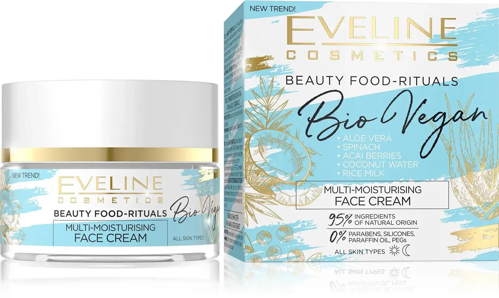 Eveline Cosmetics крем для обличчя мультизволожуючий Bio Vegan, 50мл