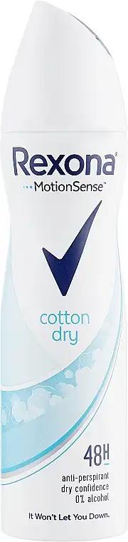 Rexona Antyperspirant w sprayu, MotionSense Cotton Dry Anti-Perspirant