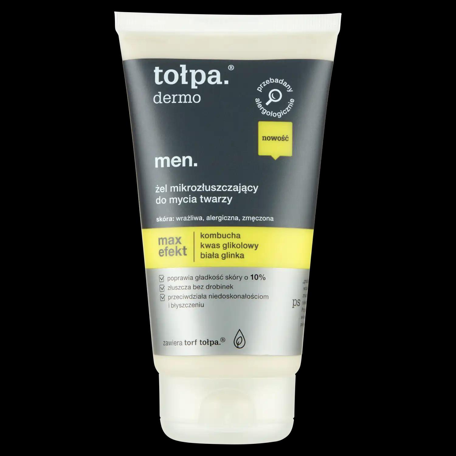 Tolpa Dermo Men żel do mycia twarzy, 150 ml