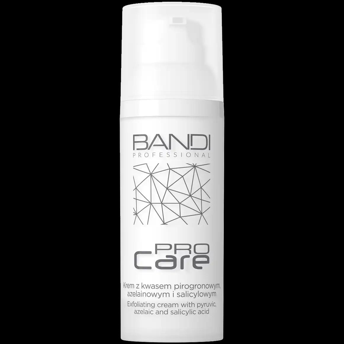 Bandi Pro Care krem z kwasem pirogronowym, azelainowym i salicylowym do twarzy, 50 ml