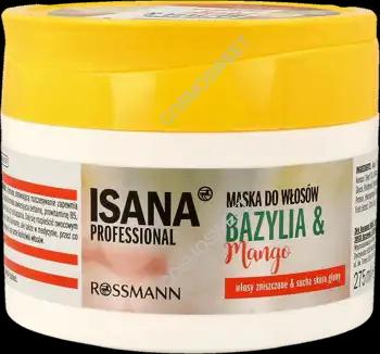 ISANA PROFESSIONAL Bazylia & Mango do włosów zniszczonych i suchej skóry głowy 275 ml