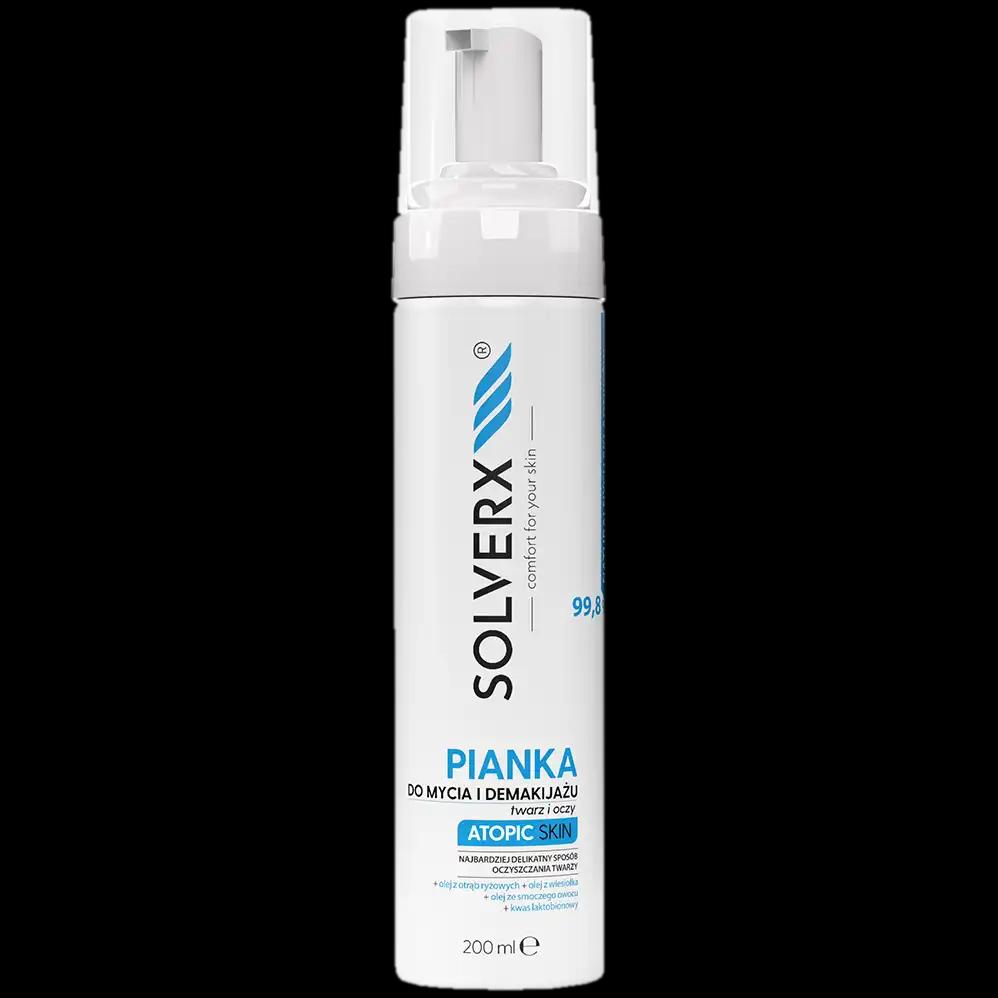 Solverx pianka do mycia twarzy, 200 ml