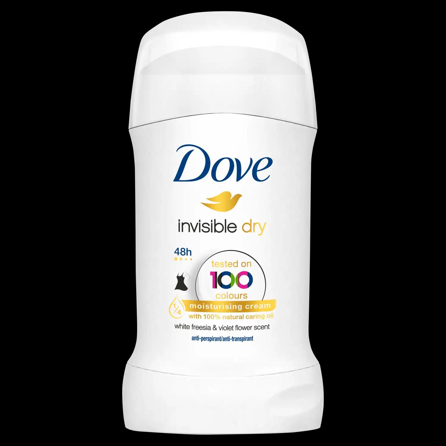 Dove Invisible Dry antyperspirant damski w sztyfcie, 40 ml