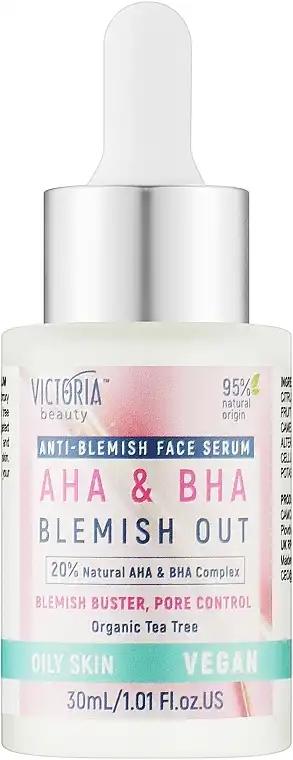 Beauty Сироватка для обличчя від чорних цяток, Victoria AHA & BHA Blemish Out