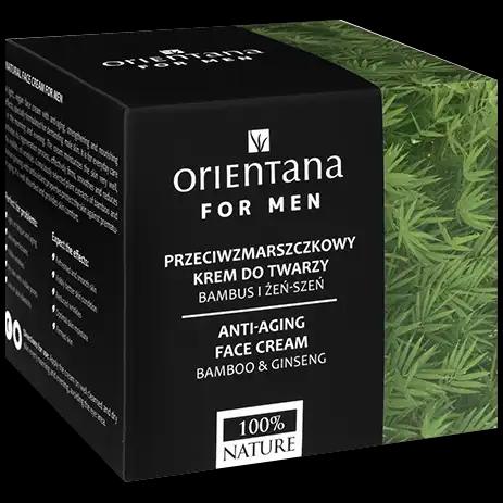 Orientana For Men przeciwzmarszczkowy krem do twarzy dla mężczyzn, 50 ml