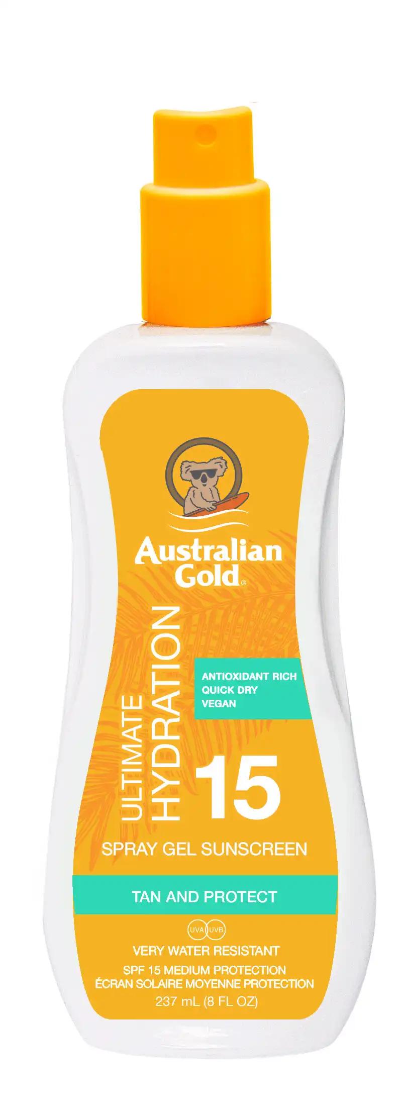 Australian Gold krem przeciwsłoneczny w sprayu z SPF15, 237 ml