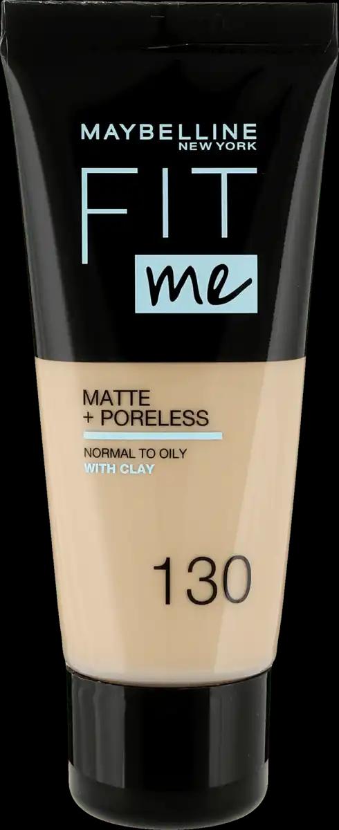 Maybelline Fit Me Matte+Poreless podkład matujący 130 Buff Beige, 30 ml