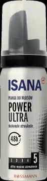 ISANA do włosów Power Ultra, poziom utrwalenia 5, mini 50 ml