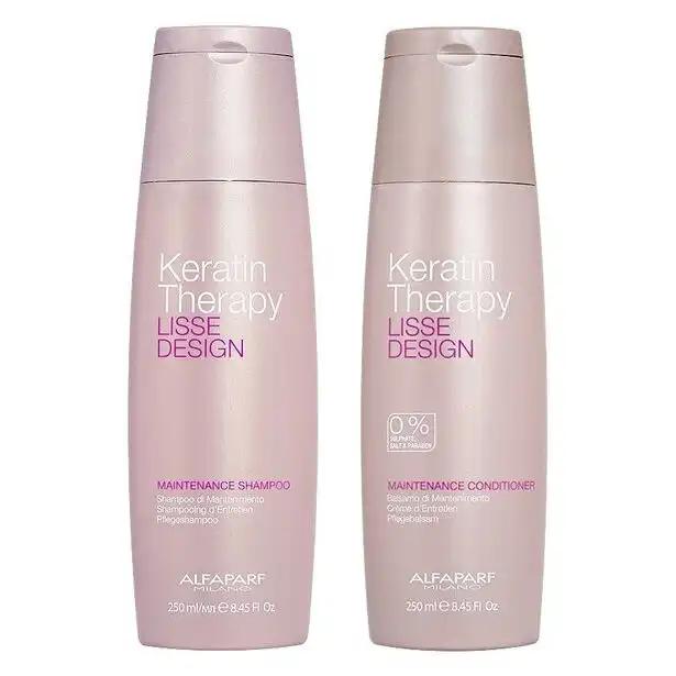 Alfaparf Keratin Therapy Maintenance zestaw podtrzymujący efekt wygładzenia włosów: , 250 ml + odżywka, 250 ml