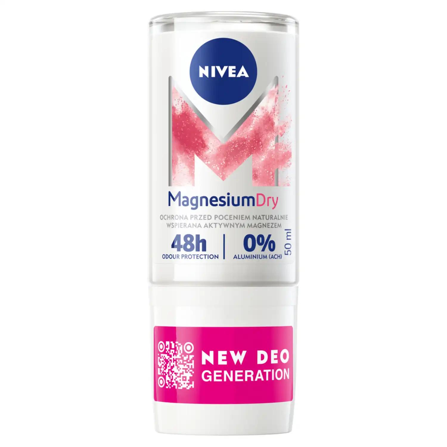 Nivea Magnesium Dry antyperspirant w kulce damski, 50 ml