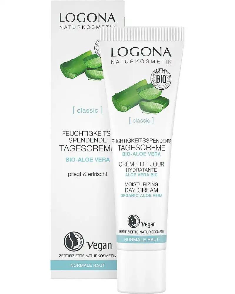 Logona nawilżający krem na dzień z organicznym aloesem, 30 ml