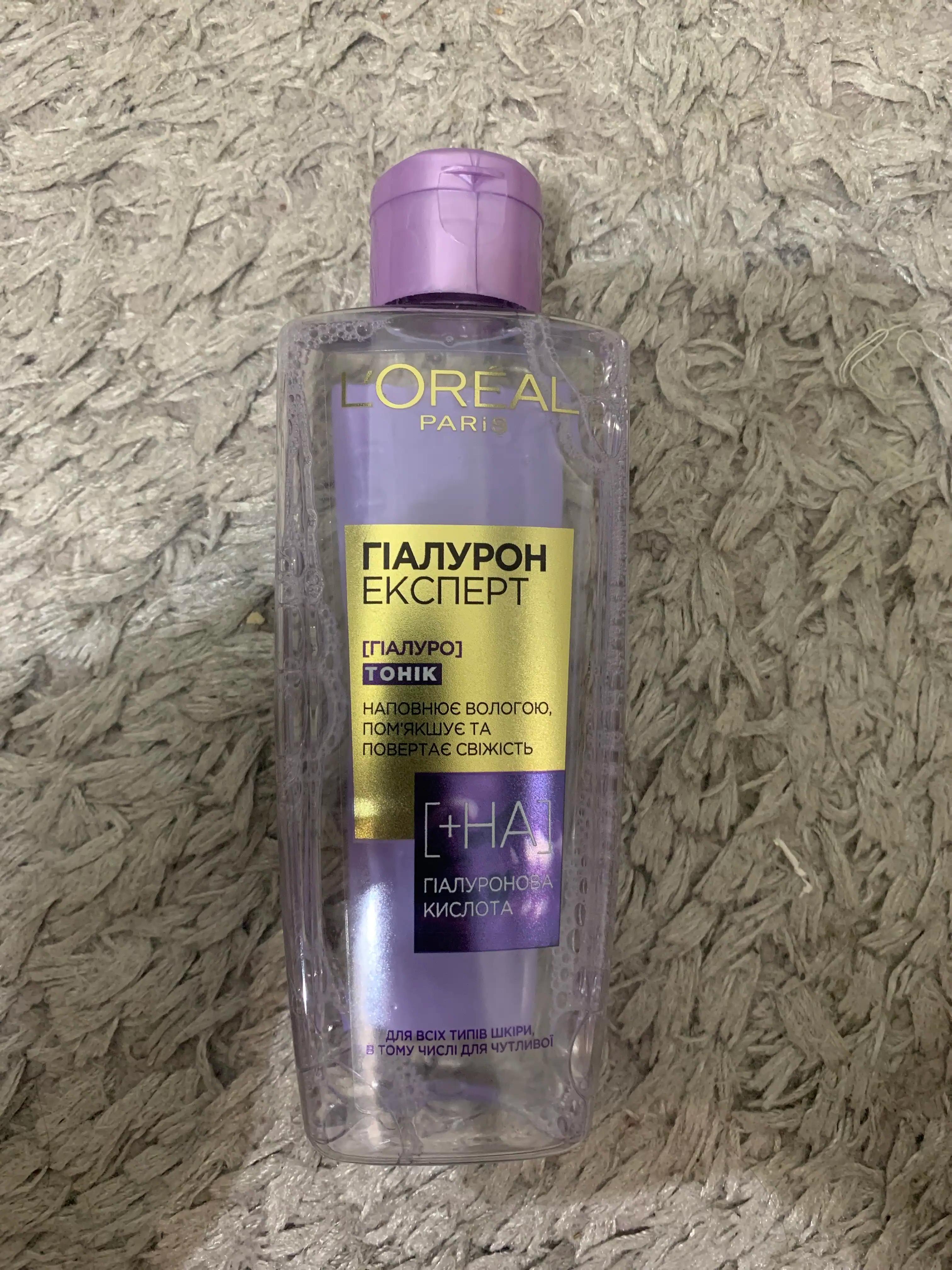 L'Oreal Paris Здатний заповнювати вологою тонік Hyaluron Expert