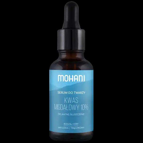 Mohani wygładzające serum do twarzy z 10% kwasem migdałowym, 30 ml