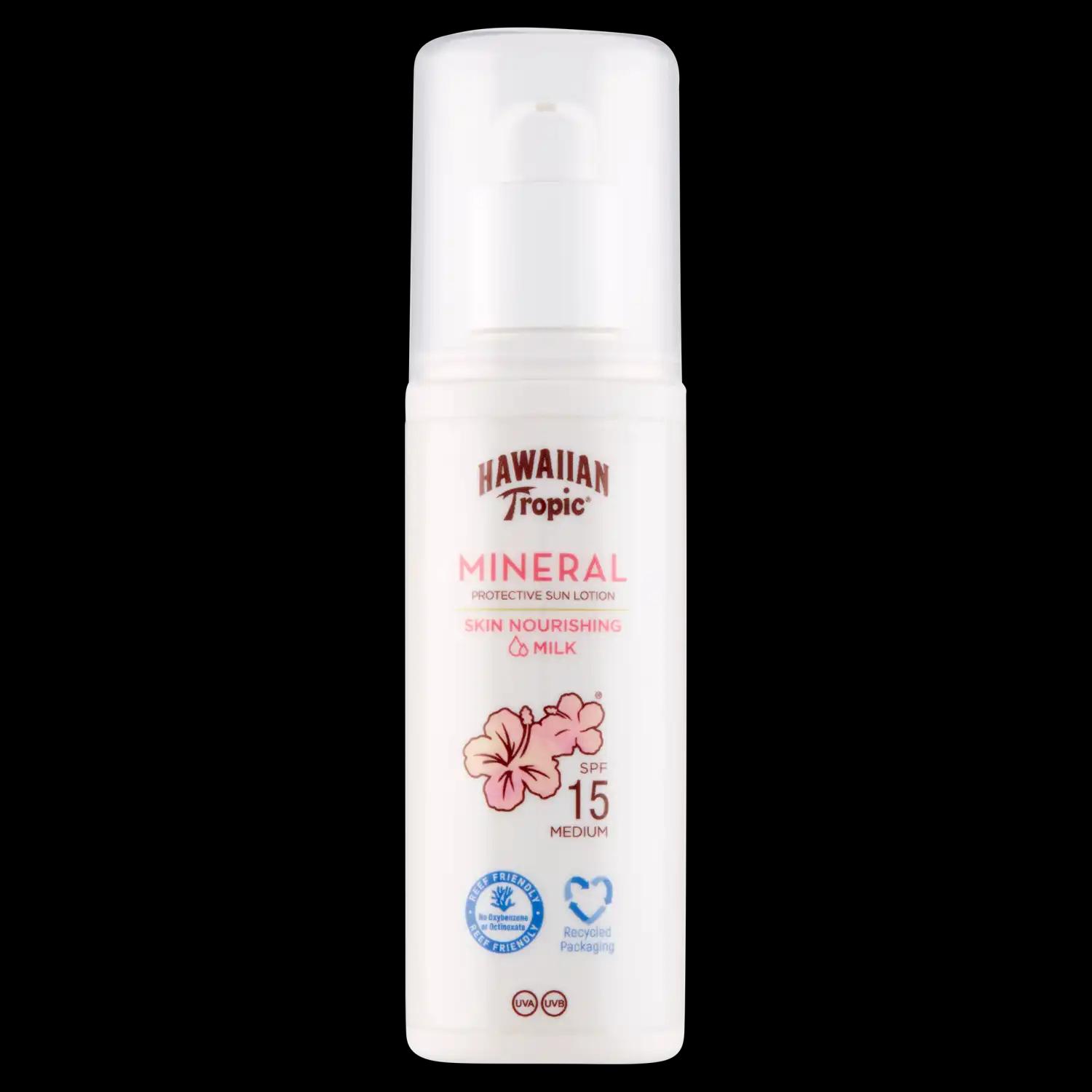 Hawaiian Tropic Mineral mleczko do opalania SPF15, 100 ml