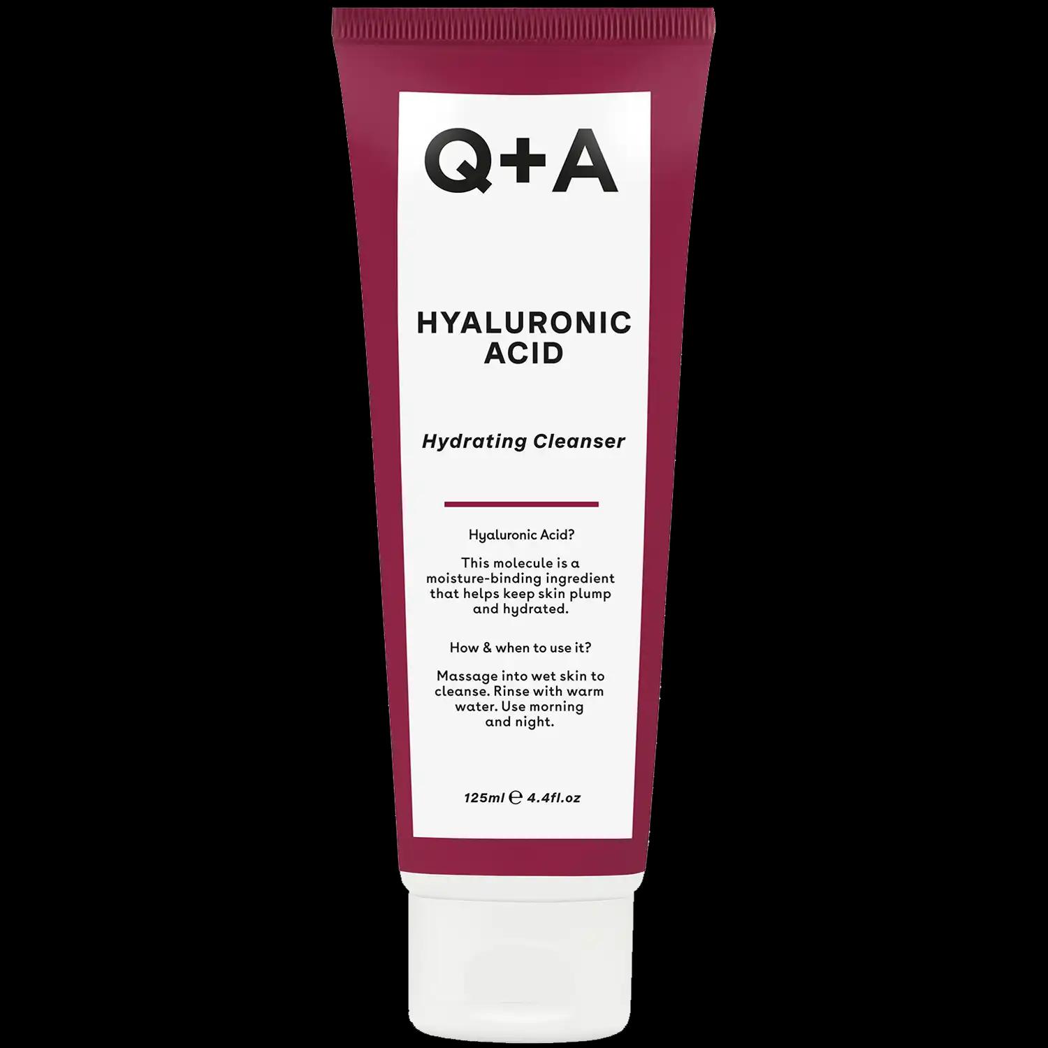 Q+A Q+A Hyaluronic Acid żel do mycia twarzy, 125 ml