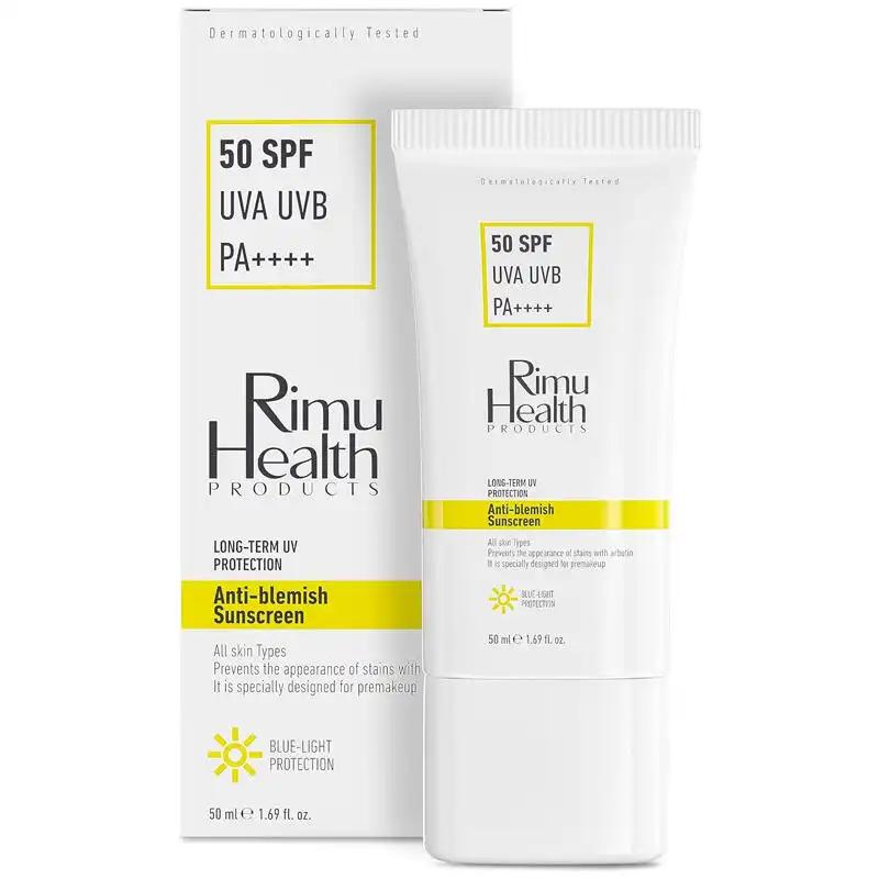 Rimu Health Products Anti Blemish Sunscreen SPF 50+ Güneş Kremi 50ml