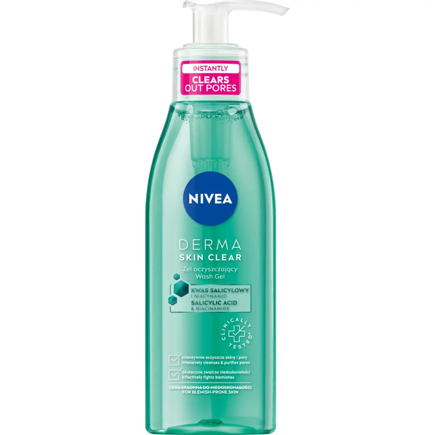 Nivea Derma żel oczyszczający do twarzy, 150 ml