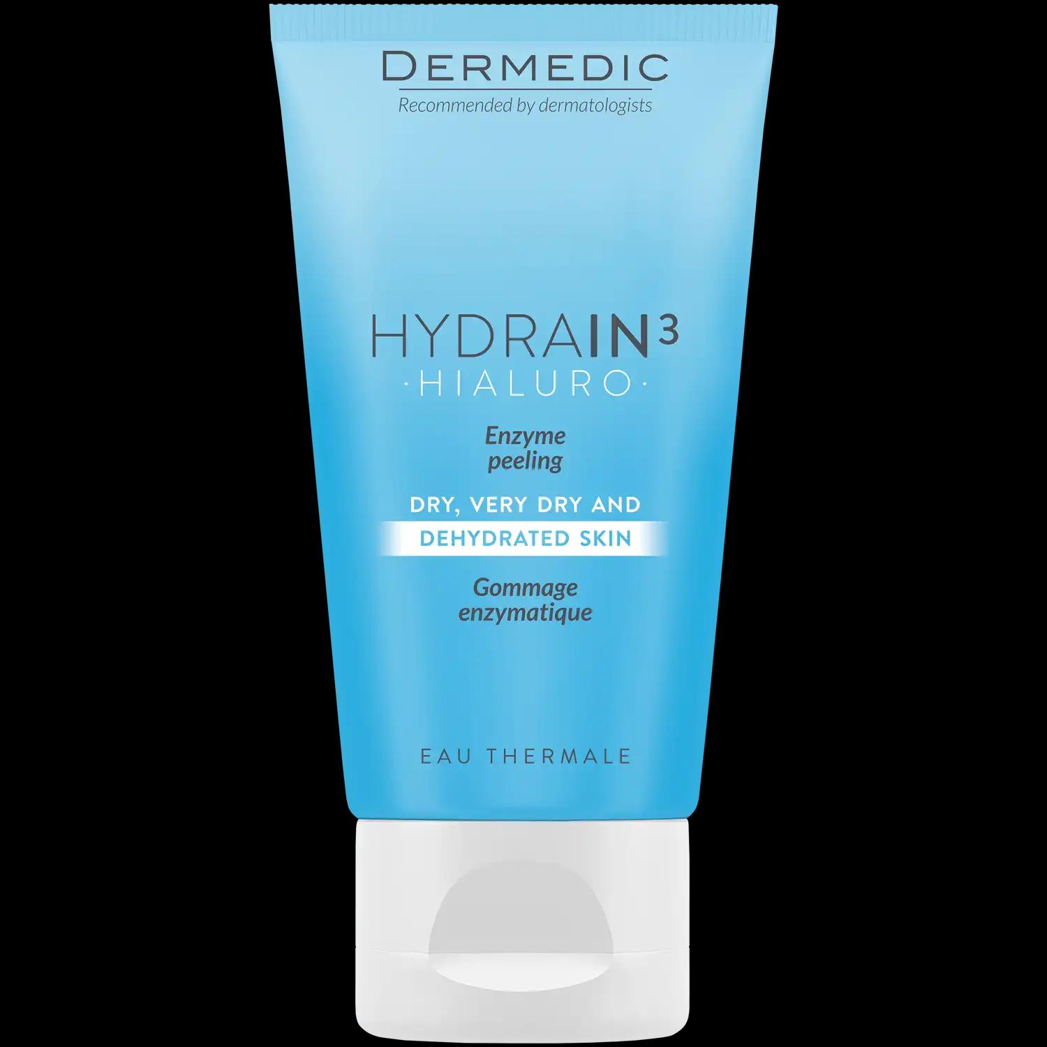 Dermedic Hydrain3 Hialuro peeling enzymatyczny do suchej skóry, 50 g