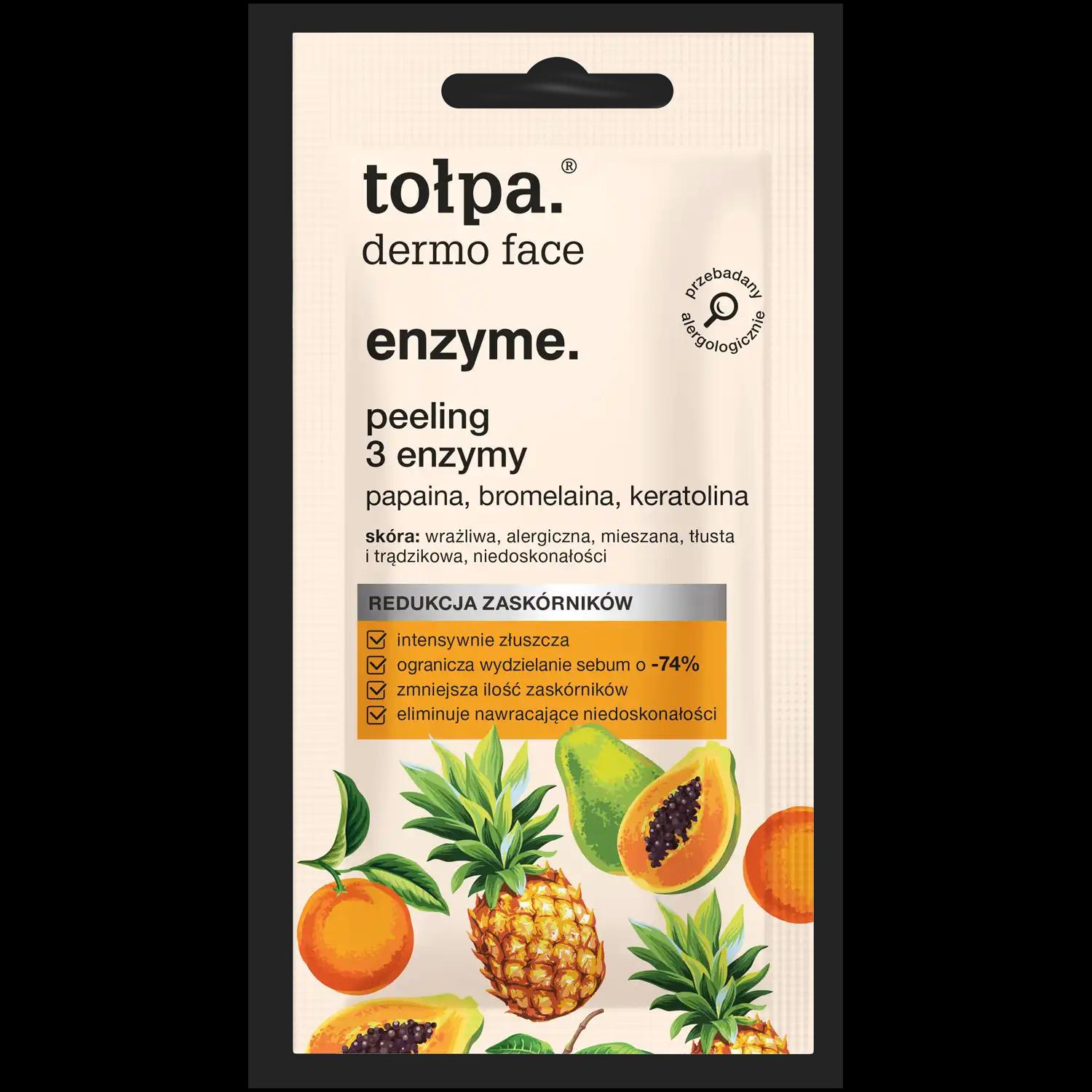 Tolpa Dermo Face Enzyme peeling 3 enzymy, 8 ml