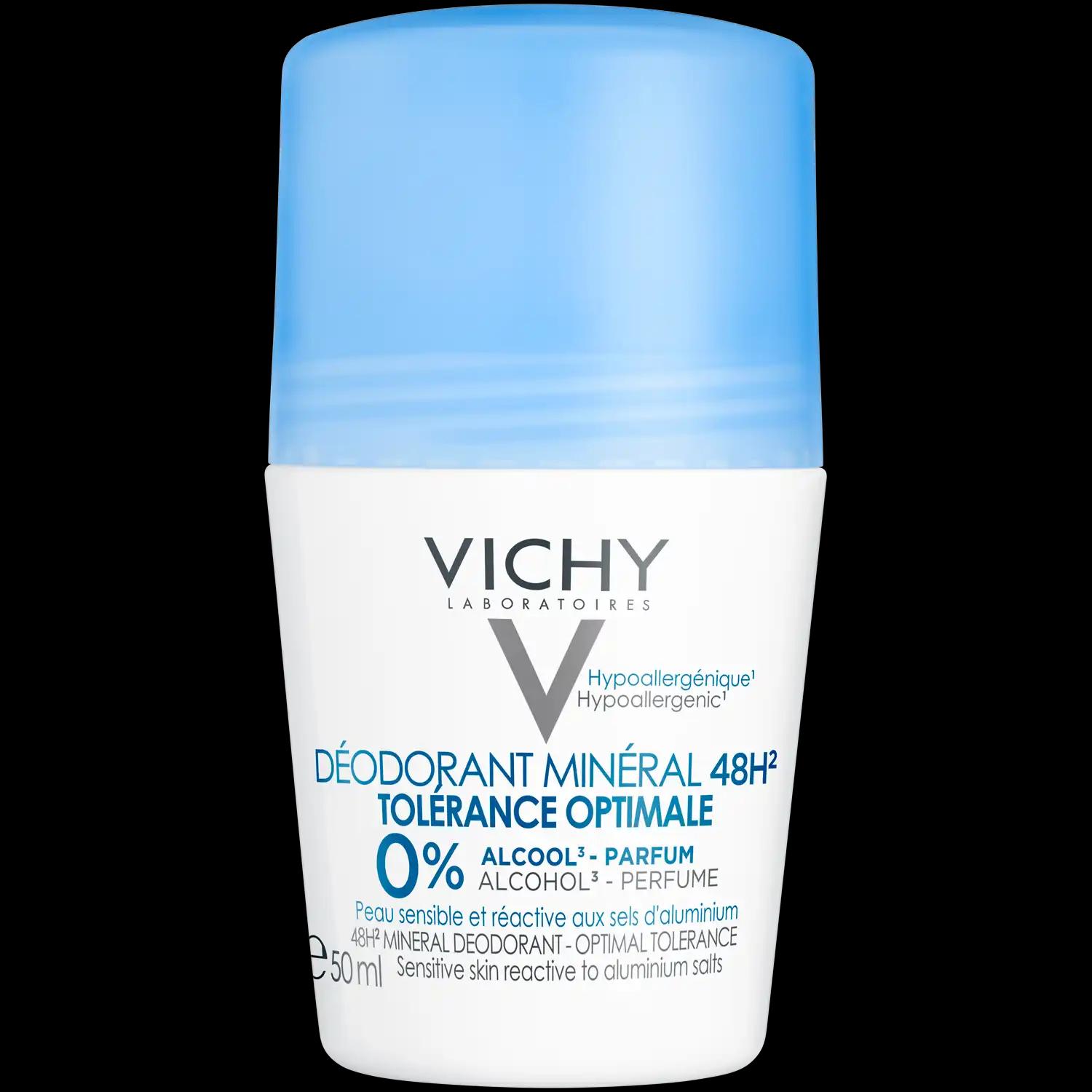 Vichy Tolerance dezodorant mineralny 48h w kulce, 50 ml