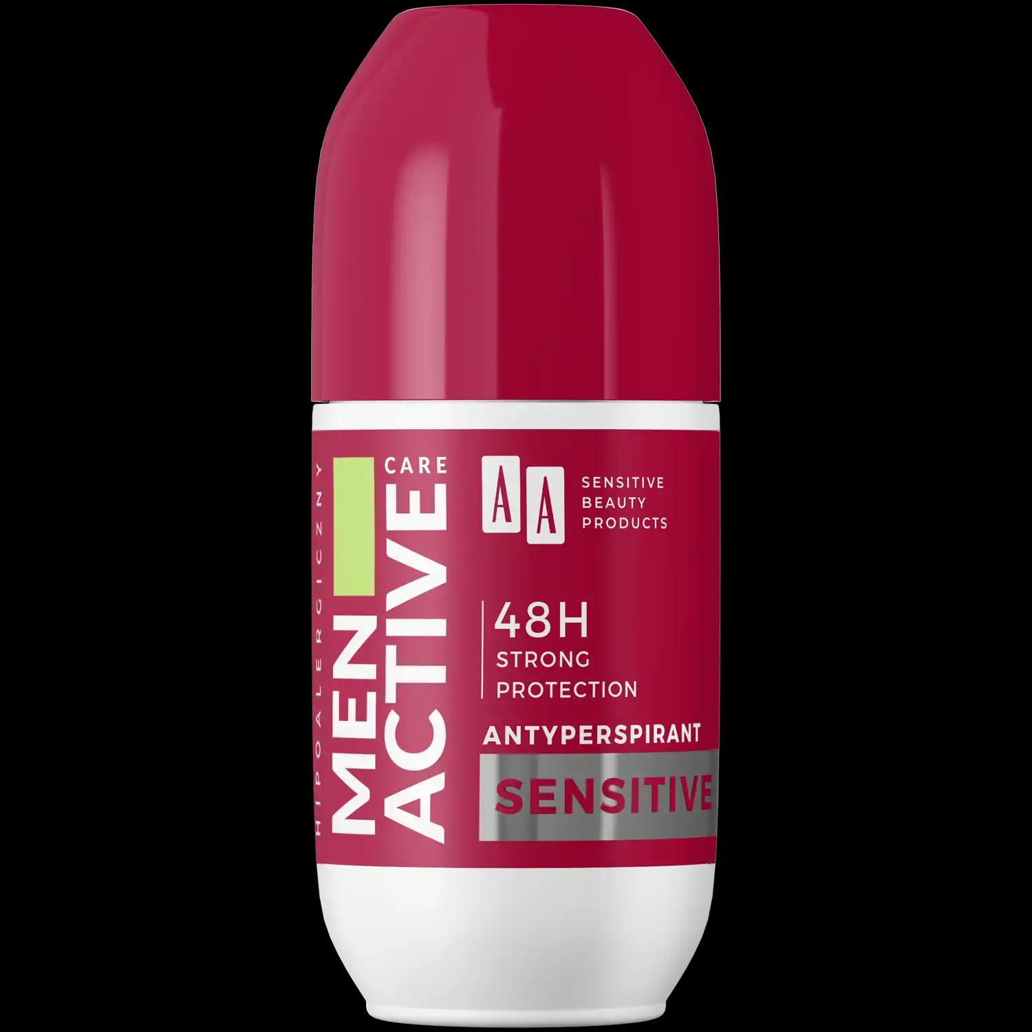 AA Men Active Care Sensitive antyperspirant w kulce męski, 50 ml