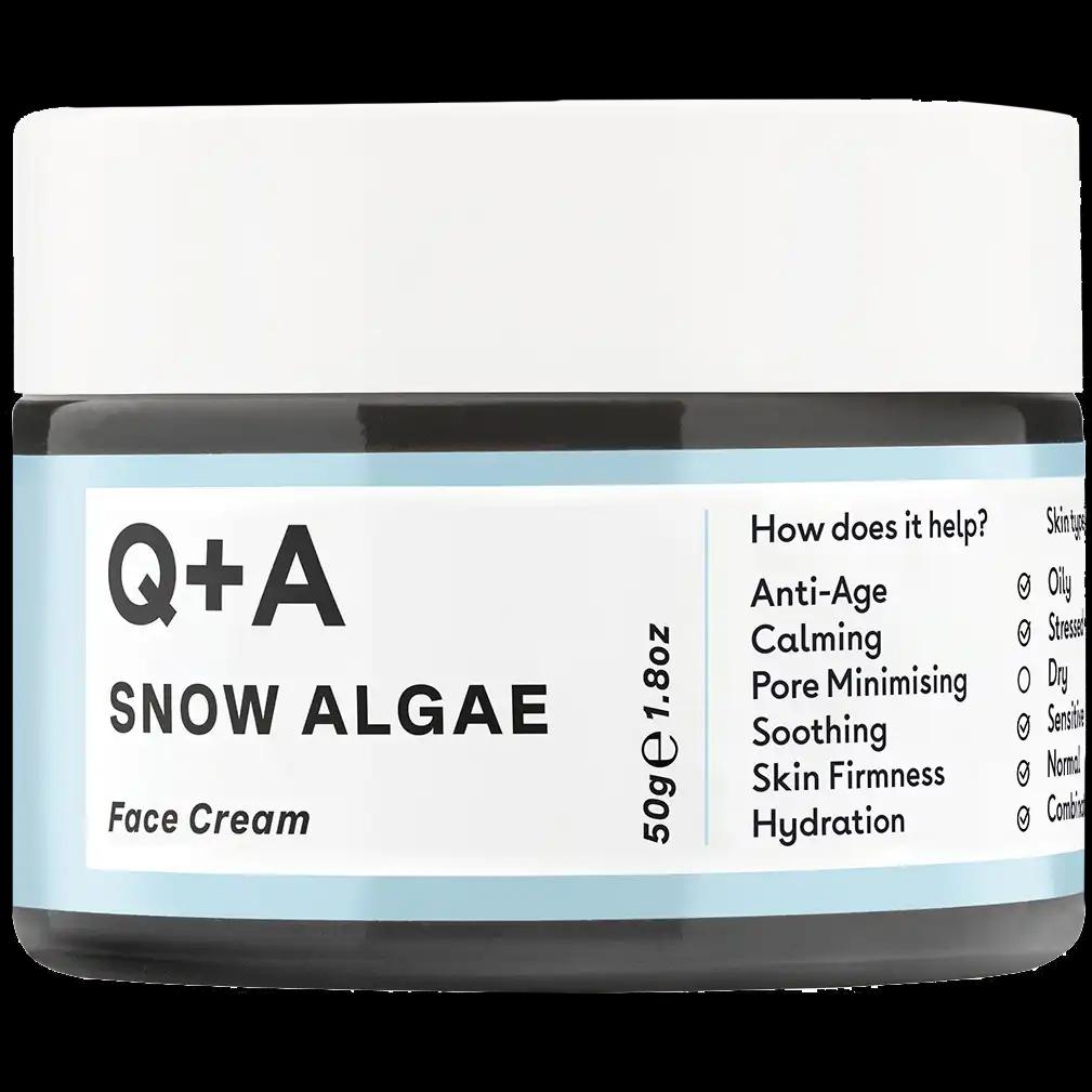 Q+A Q+A Snow Algae krem do twarzy na dzień, 50 g