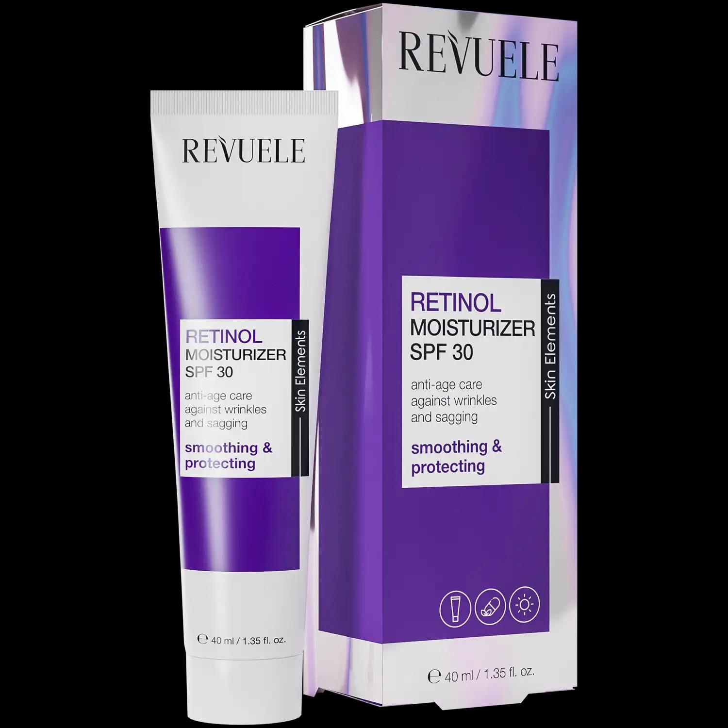 Revuele Retinol nawilżający krem do twarzy z SPF30, 40 ml