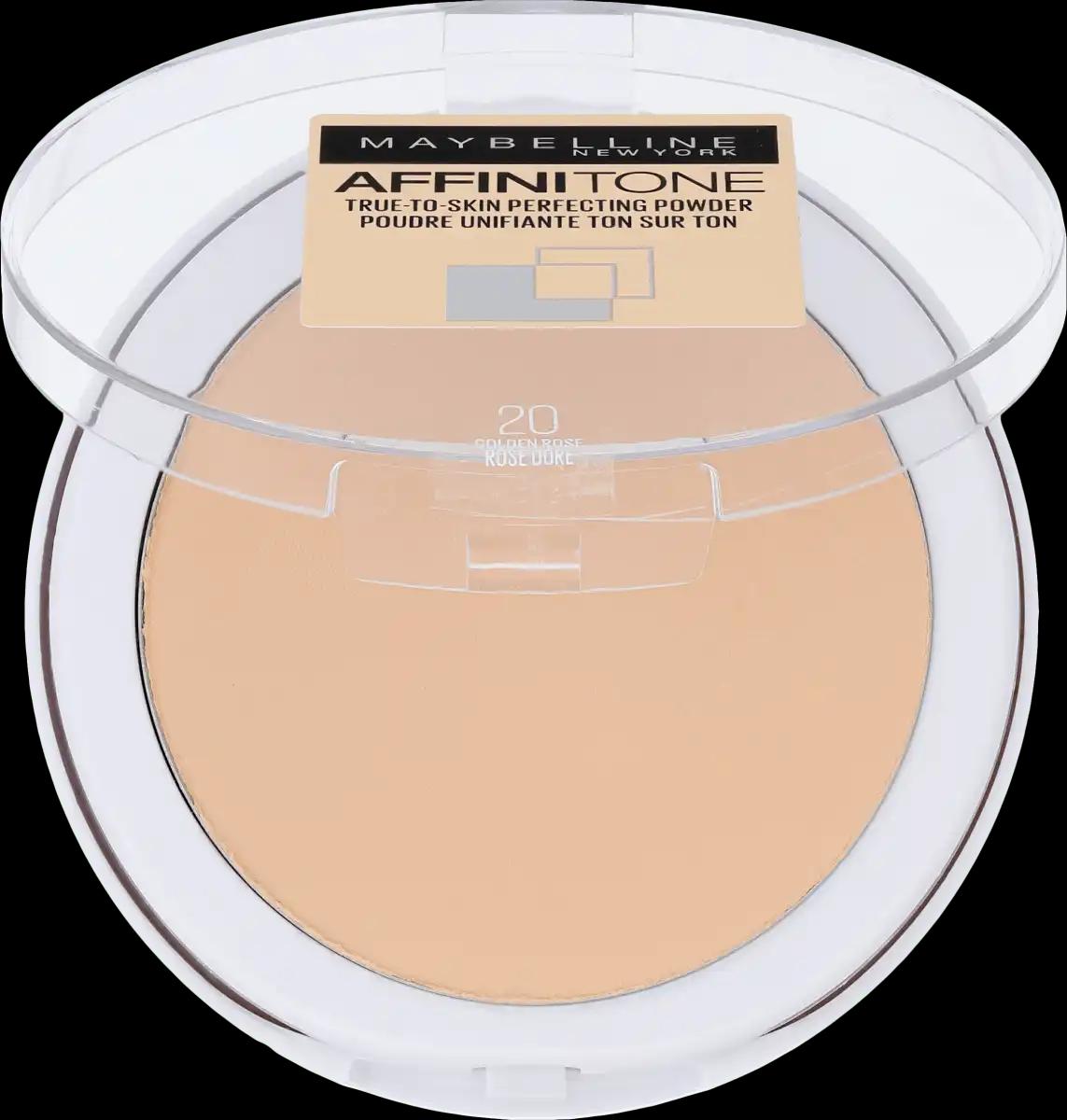 Maybelline Affinitone Puder 20 Golden Rose, 9 g