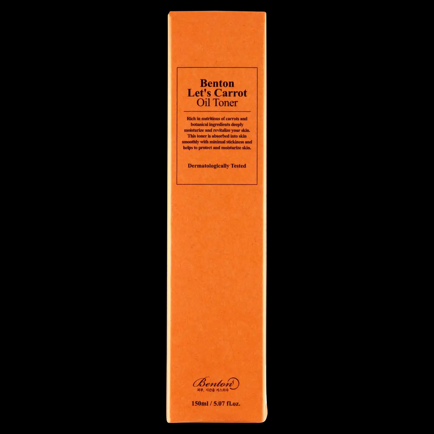 Benton Let's Carrot odżywczy toner z nasion marchwi do twarzy, 150 ml