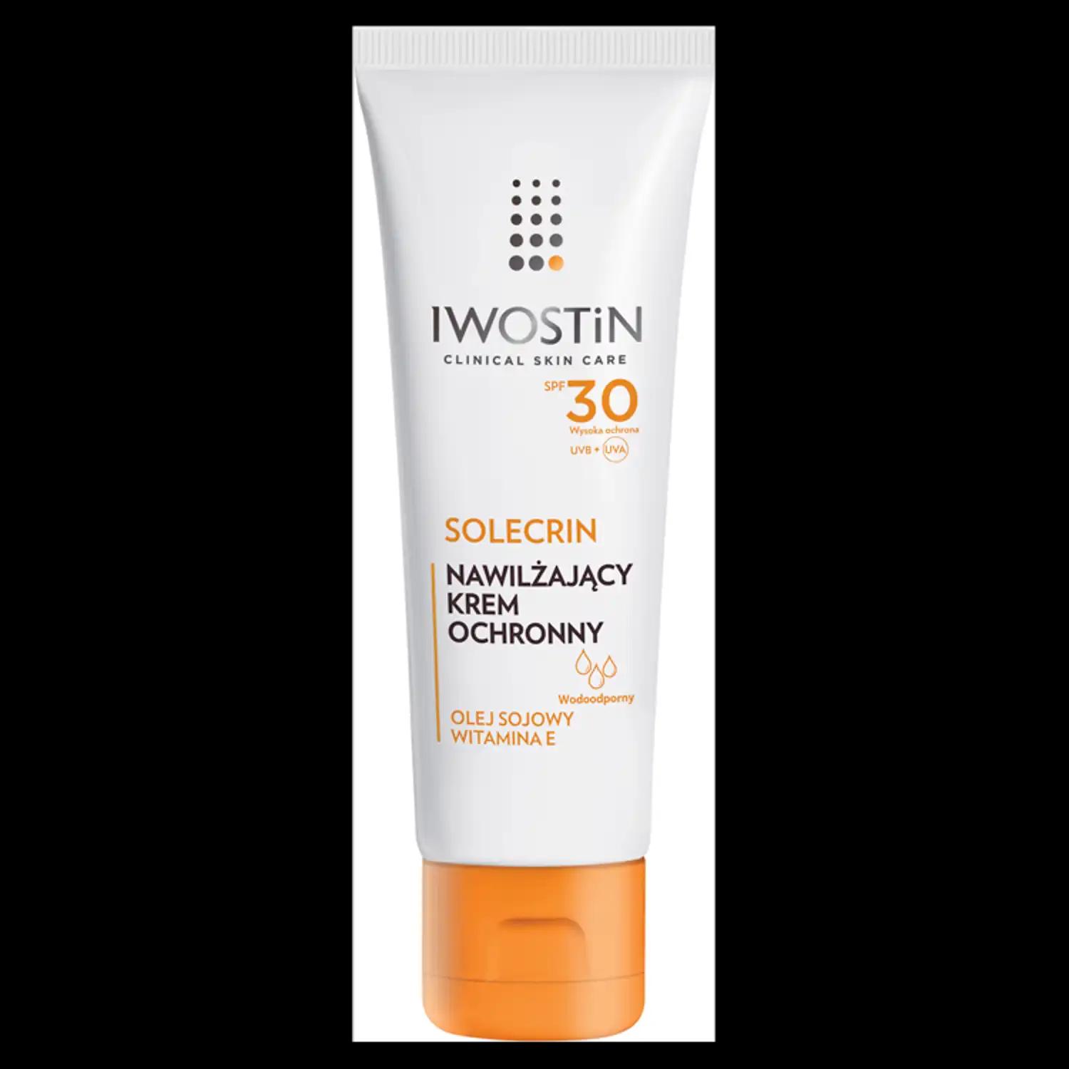 Iwostin Solecrin lekki krem ochronny do twarzy SPF30, 50 ml