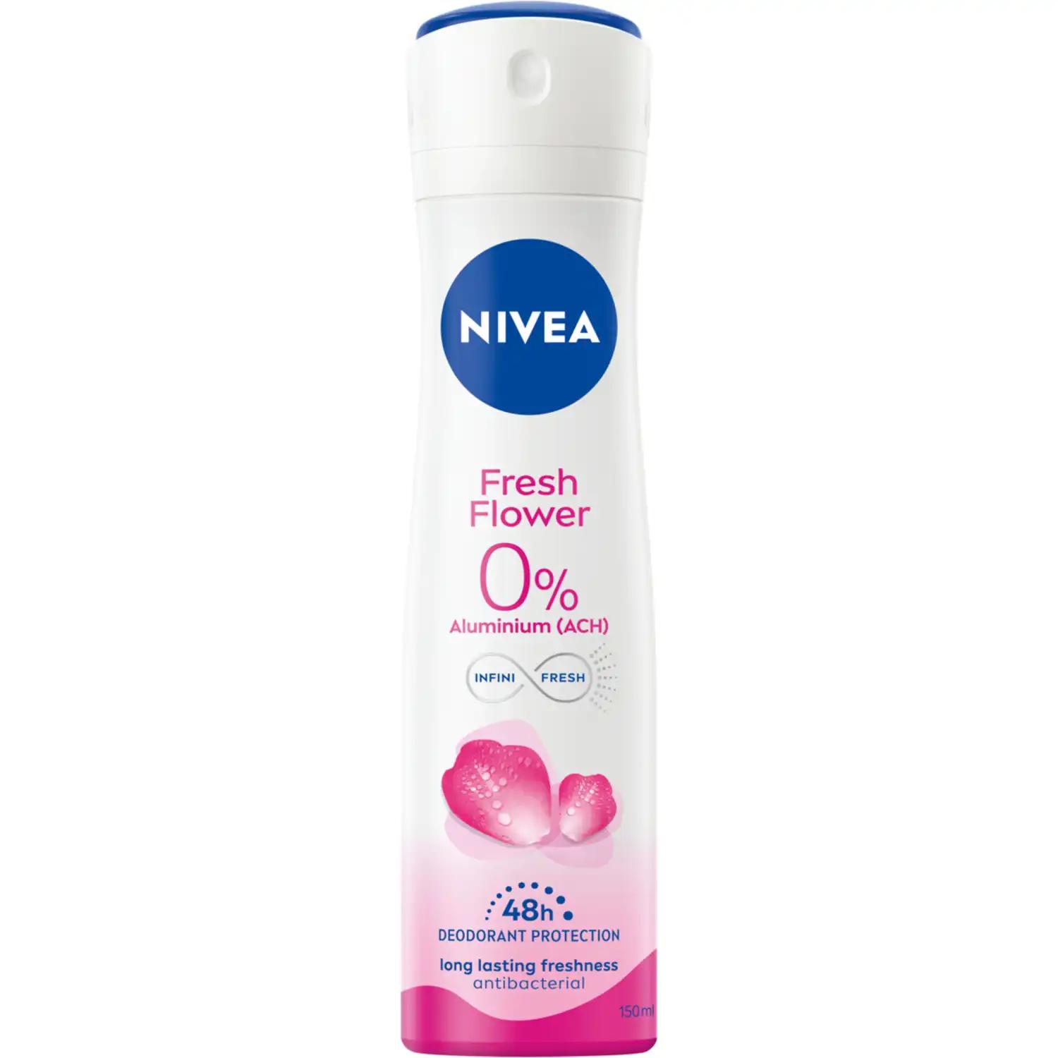 Nivea Fresh Flower antyperspirant damski w sprayu, 150 ml