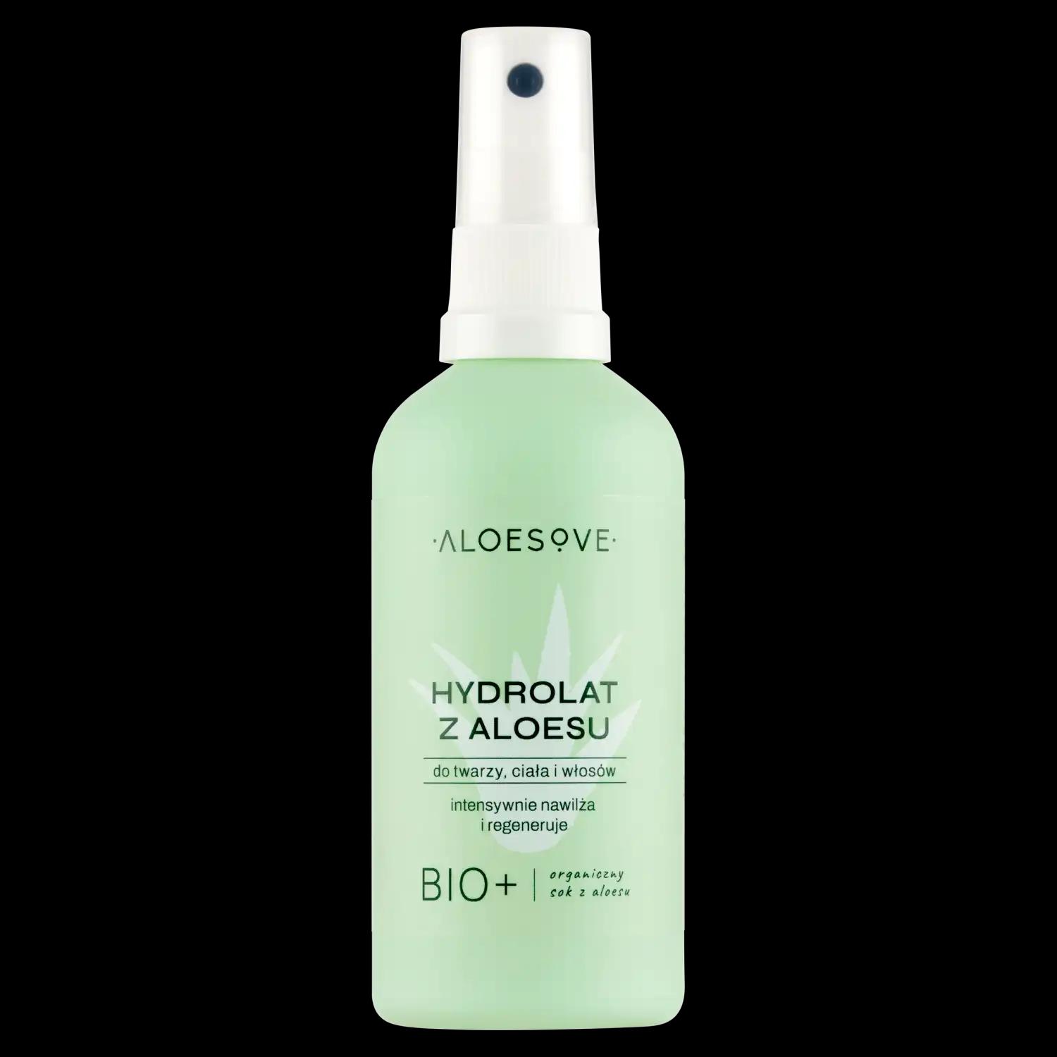 Aloesove hydrolat z aloesu do twarzy, 200 ml