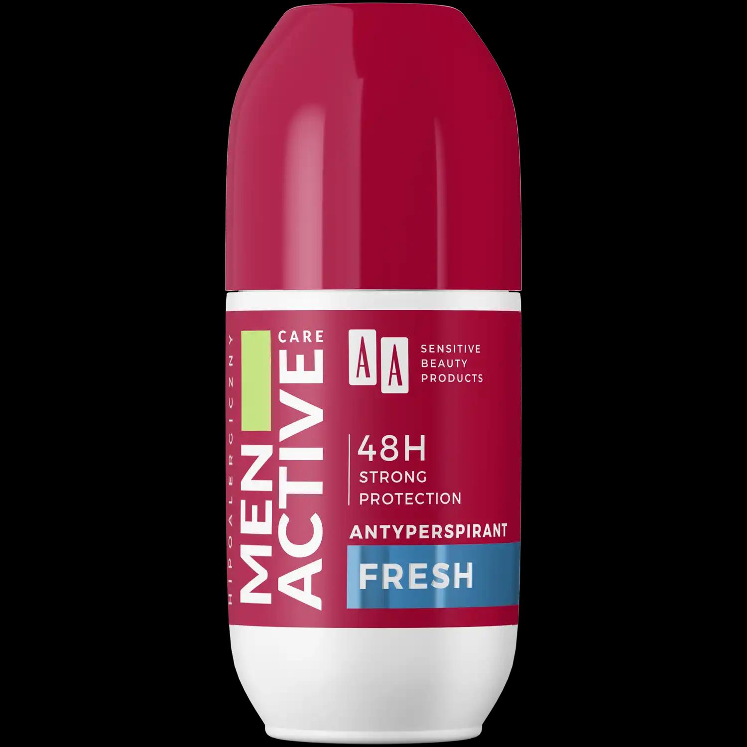 AA Men Active Care Fresh antyperspirant w kulce męski, 50 ml