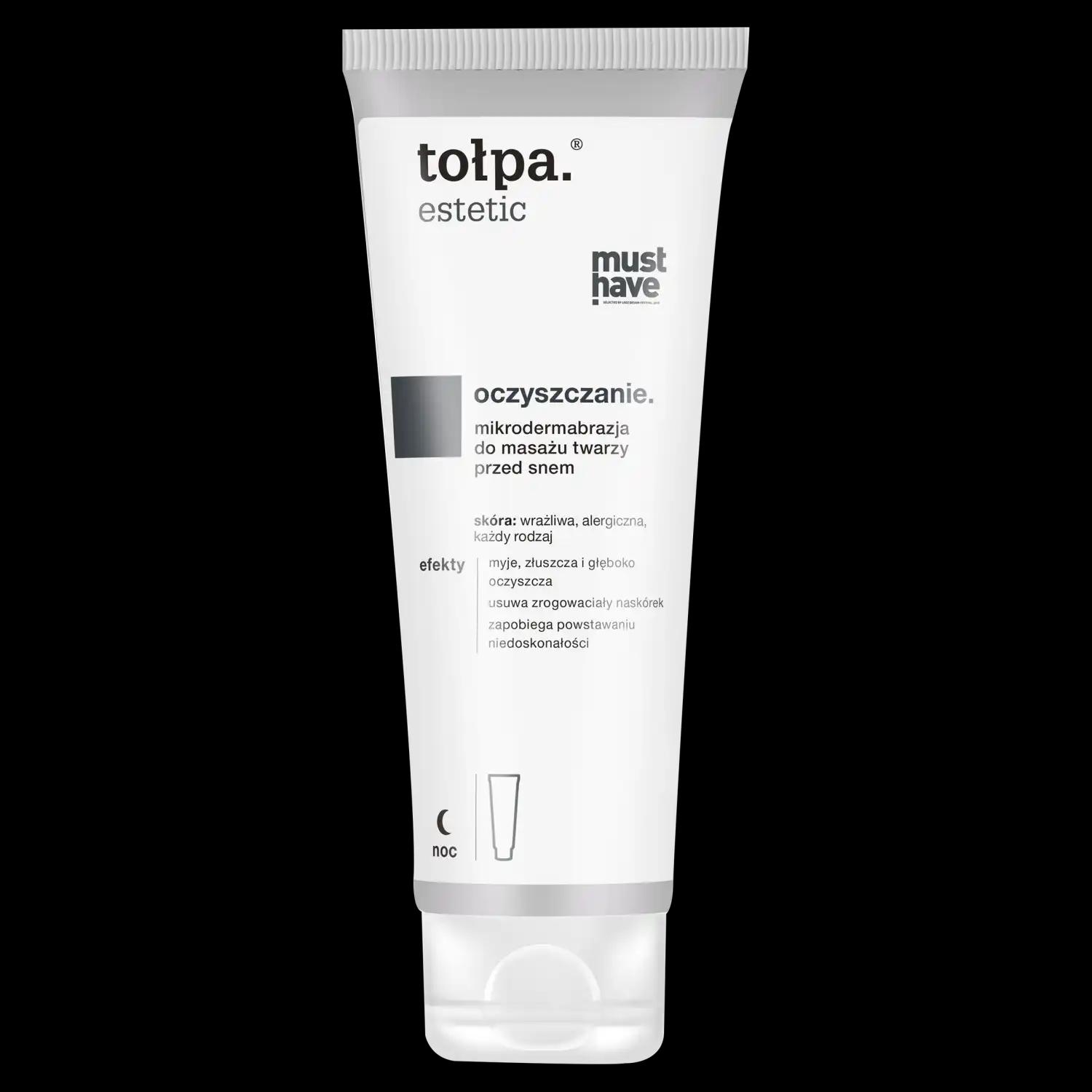 Tolpa Estetic mikrodermabrazja do masażu twarzy, 100 ml