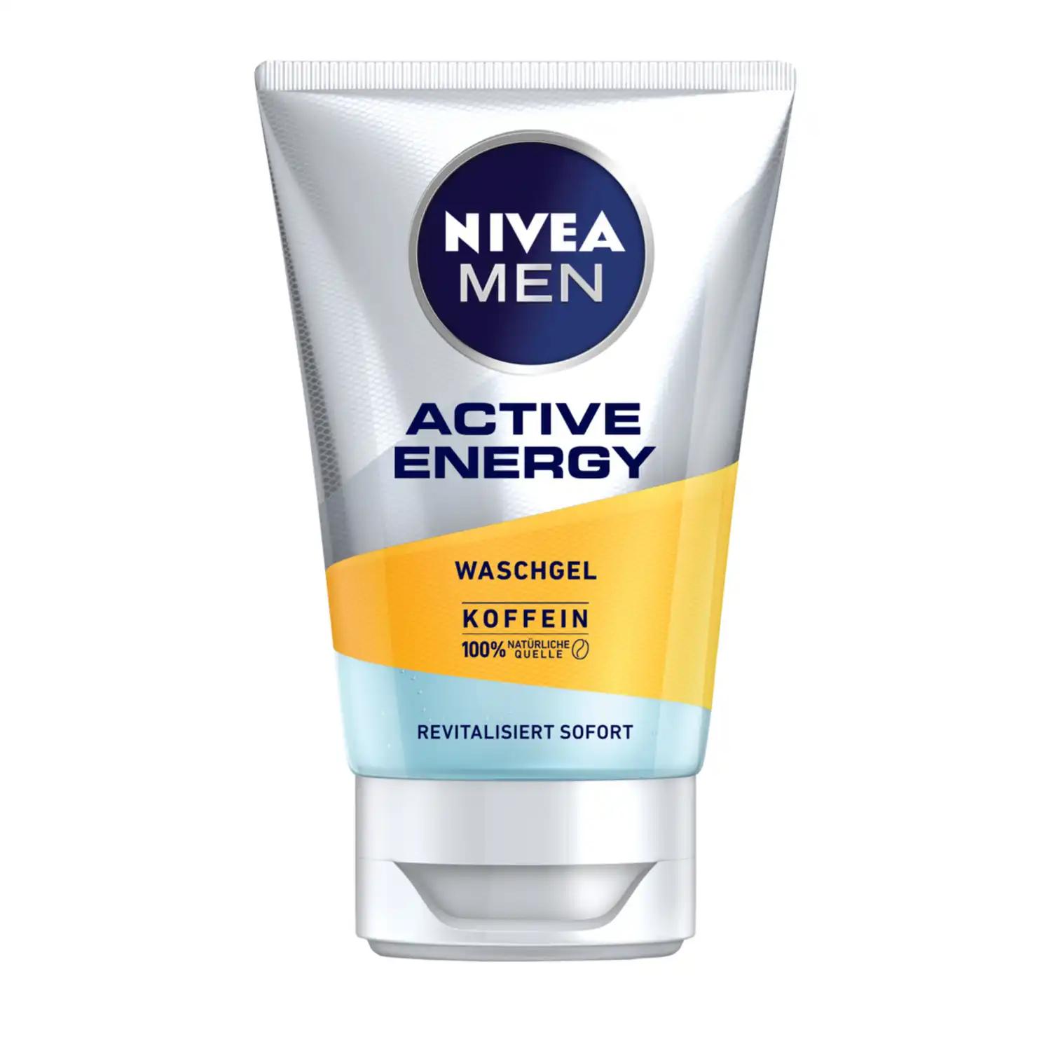 Nivea Men Active żel do mycia twarzy, 100 ml