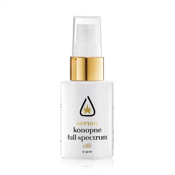 Cosmiq Full spectrum serum konopne do twarzy z CBD i CBG, 30 ml