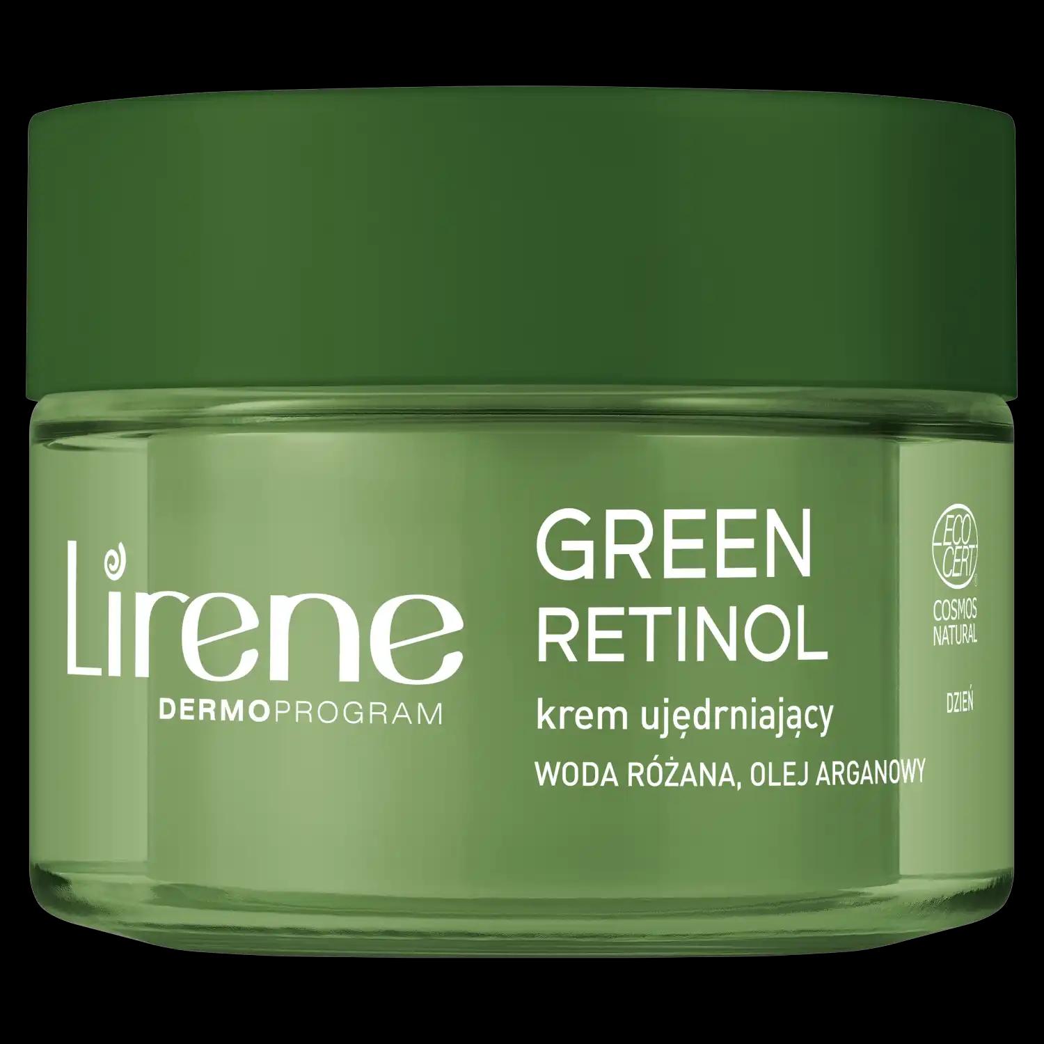 Lirene Green Retinol ujędrniający krem do twarzy 70+, 50 ml