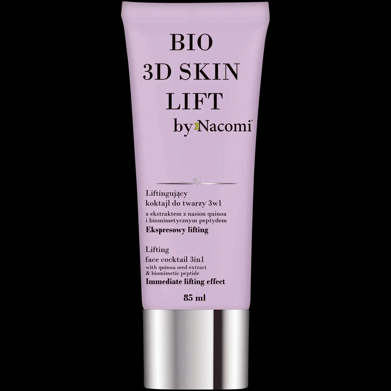 Nacomi Bio 3D Skin Lift liftingujący koktajl do twarzy, 85 ml