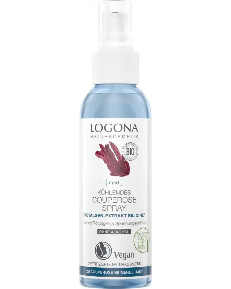 Logona chłodzący spray do cery naczynkowej z kompleksem silidine z czerwonych alg, 125 ml