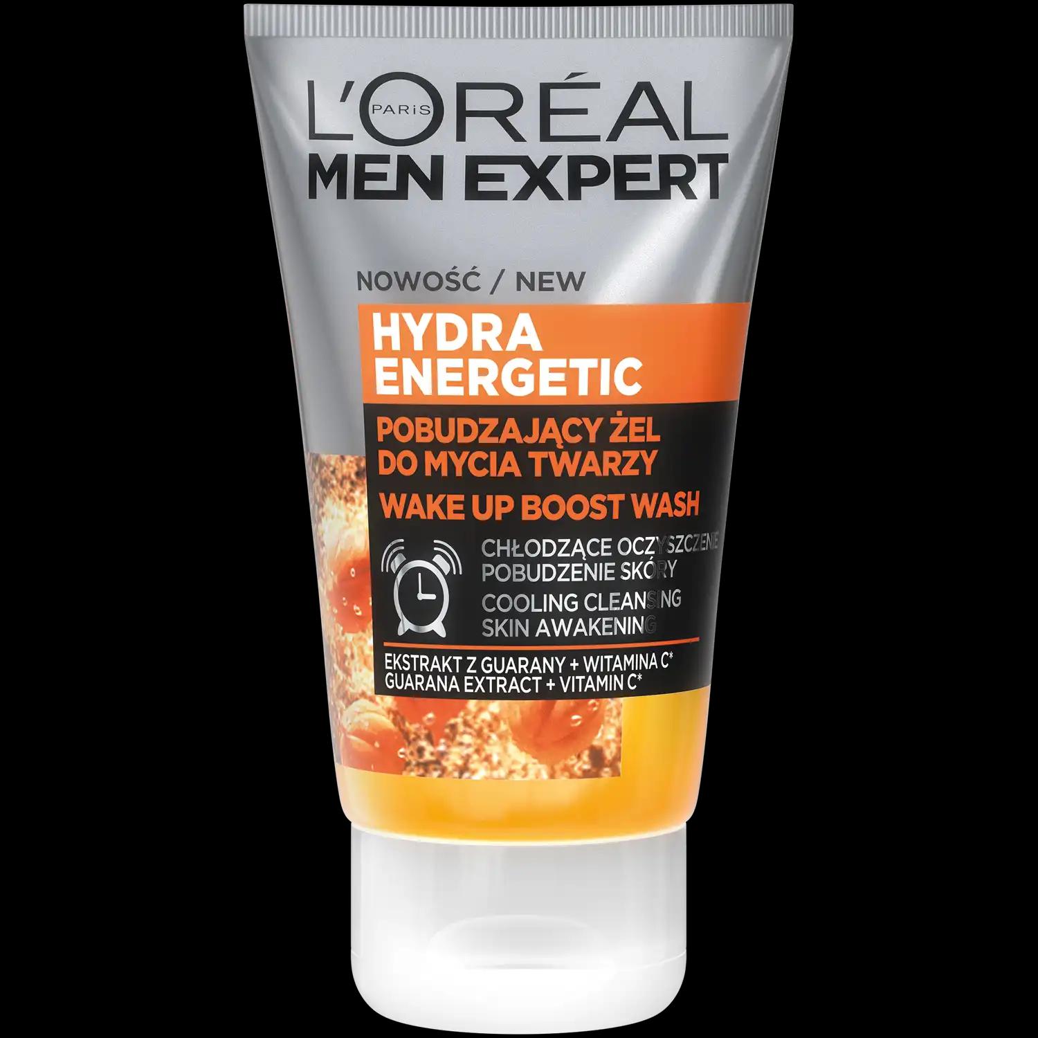 L'Oreal Paris Men Expert Hydra Energetic pobudzający żel do mycia twarzy męski, 100 ml