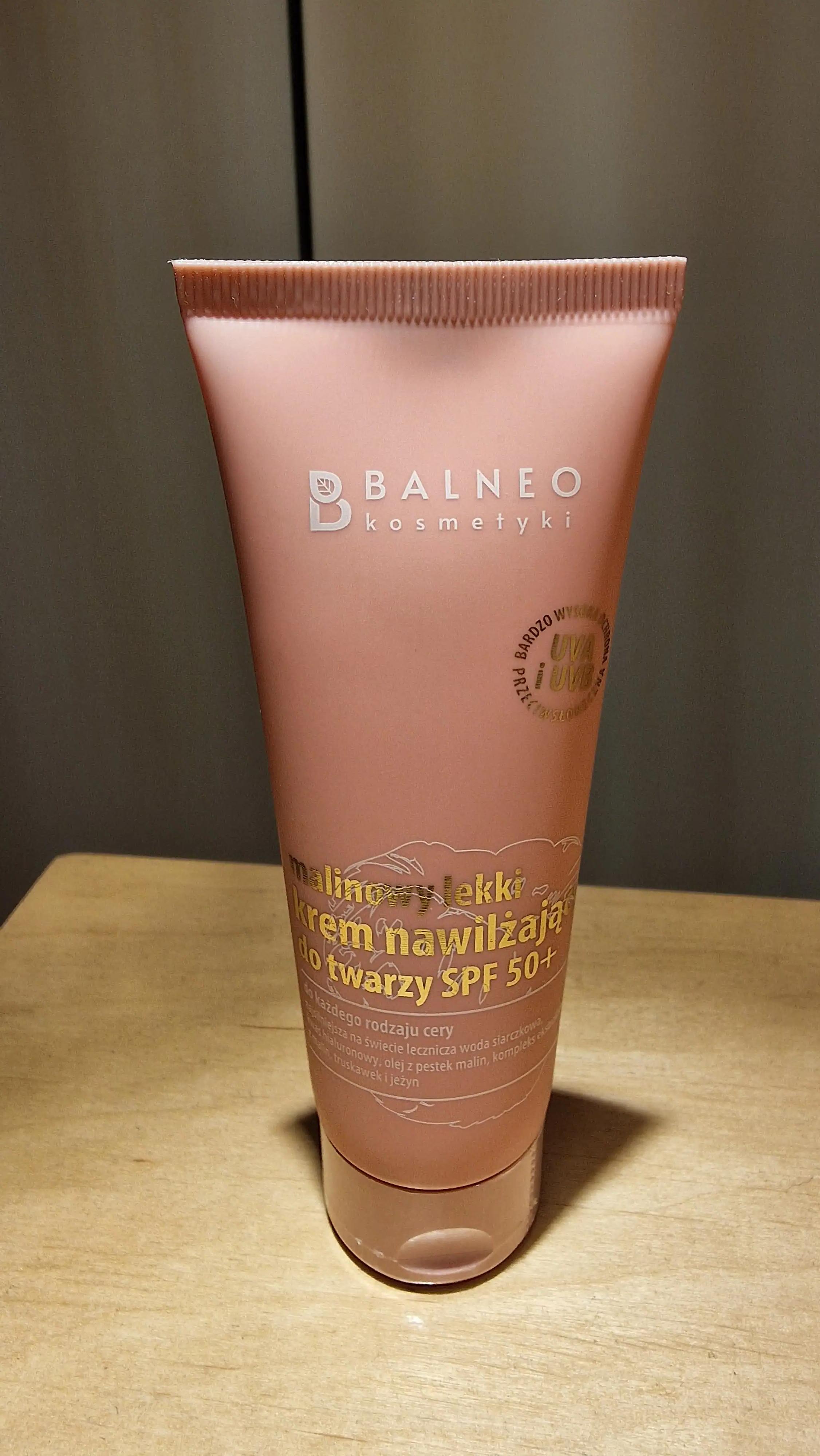 Balneo kosmetyki Balneo malinowy krem SPF 50+