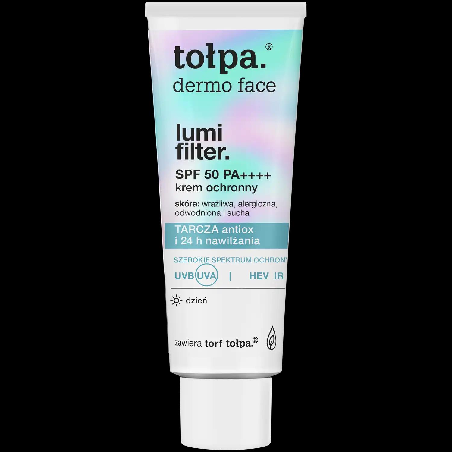 Tolpa Dermo Face Lumi Filter krem do twarzy SPF50, 40 ml